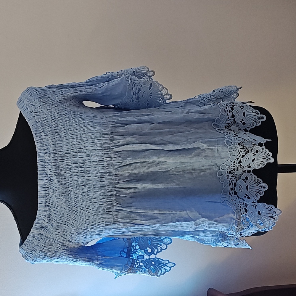 NWT rue21 baby blue top size L